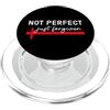 Shirt Not Perfect Just Forgiven Hat Swea Not Perfect Just Forgiven Christian Bible Verse John 1:9 PopSockets PopGrip per MagSafe