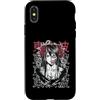 TOKYO WAVES Horror Anime Manga Designs Custodia per iPhone X/XS Giapponese Goth Hannya Oni Maschera Ragazza Giappone Horror Anime Manga