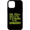Romiro Djos Custodia per iPhone 12 mini Saluto Ironico Buongiorno Scritta