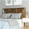 ZQQLVOO Testiera per camera degli ospiti Testiera per letto larga Spalliera letto matrimoniale Testiera con Scomparti Rovere Fumo 160x19x103,5 cmAdatto per camere da letto, saloni