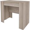 Bricozone Consolle Allungabile con 4 Allunghe fino a 237 cm Finitura Wengè 10 Posti (Rovere)