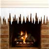 COM-FOUR® Ghirlanda di ghiaccioli da 5 metri come decorazione natalizia | Quadri di Natale per finestre - Decorazione invernale di ghiaccioli per finestre e porte