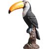 Statuetta di Tucano Esotico Tucano in Resina Realistico per Amanti Della Natura