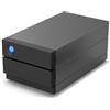LaCie 2big Raid USB-C 40TB array di dischi Desktop Nero [STHJ40000800]