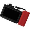 Masreoi Action Camera Maniglia con 25G 3D Stampato, Nero Rosso | Accessorio stampato in 3D con pulsante personalizzabile e supporti multipli per street photography e creatori di contenuti