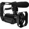 RASTKY Videocamera 8K 96MP WiFi per Vlogging, Schermo da 3 Pollici 270 | Schermo Touch Ruotabile di 18 Gradi, Zoom 18X con Microfono Esterno, Luce di Riempimento, 2 Batterie, Paraluce,