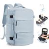 SZLX Zaino Ryanair 40x30x20 Sottovuoto con Pompa Zaino da Viaggio 40x30x20 Ryanair Wizzair Vueling Bagaglio a Mano Easyjet Donna Uomo Borsa da Cabina Borsa da Viaggio Aereo per PC Portatili 14 Pollici