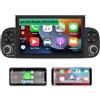AWESAFE 7 Pollici Autoradio 1 DIN Fiat Panda (2013-2021) Android 13 per Car Radio (2+32GB) con CarPlay Android Auto FM RDS GPS Bluetooth WIFI USB Comandi al volante