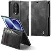 KZB Cover Libro per Samsung Galaxy Z Fold 8, Portafoglio Magnetica in Pelle | 2 Slot Carte, Pelle PU Premium, Kickstand, Flip Case, Antiurto Protezione, Wallet Custodia per Samsung Z Fold 8, Grigio