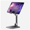 elitehood Supporto per iPad in alluminio per scrivania, supporto ultra stabile per iPad