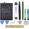 OnlyTech - Kit di riparazione Batteria Premium di Ricambio BN54 per Xiaomi Redmi Note 9-5020mAh - Qualità Originale con 10 Strumenti e Adesivo