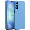 Nevecover Cover per Samsung Galaxy A27 5G con Vetro Temperato,Blu | Silicone TPU Custodia 360 Antiurtfio Gradi Traslucida Posteriore Sottile Antiurto Protettiva Case
