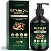 AMOADO Shampoo All'Olio Di Batana Per Crescita Dei Capelli, Rinforzante E Volumizzante, Shampoo Senza Solfati Per Uomo E Donna Per Capelli Diradati E Caduta Dei, Con Rosmarino, Tea Tree Oil, 300 ml