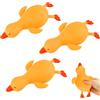 Dongcill Set da 3 paperelle antistress, giocattoli fidget squishy a forma di papera