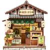 Endless Limit Kit "Mini Book Nook" per principianti, puzzle 3D in legno "Tea House", kit fai da te per casa delle bambole in miniatura,regalo per adulti e adolescenti, 128 pezzi