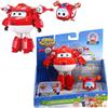 Super Wings EU750421 Supercharged Jett & Mini Super Pet Jett, Transformer Toys for 3+ Year Old Boy Girl, Red
