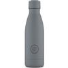 Cool Bottles - Borraccia Termica in Acciaio Inox - 350 ml - Pastel Grey - 25,10 x 7 cm - Bottiglia Termica Ermetica - Bevande Fredde 36 Ore e Calde 18 Ore - Triple Parete -Cool Technology - Senza BPA