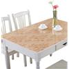 CIEEIN CIEHT PVC Tovaglia Vetro Morbido Piatto di Cristallo Copertura di Protezione Mobili D'oro Dimensioni 60 * 120cm