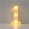 JYB Hopefuture Lampada a LED con numeri 3D illuminati, numeri decorativi, lampada notturna 0 1 2 3 4 5 6 7 8 9, per matrimonio, compleanno, festa, lampada natalizia (1)