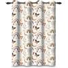 ggaimwf 135x175cm Tenda oscurante per cameretta dei bambini motivo arcobaleno Boho Acchiappasogni Luna Termici Occhielli Divisori Tende per finestre Bambine Stanza giochi Soggiorno,1 pannello
