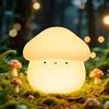 Generic Lampada a fungo dimmerabile Squishy Silicone Ricaricabile Timer Luce Notturna Bambini Camera da letto Carino Decor Baby Nursery Kawaii Regalo Donne