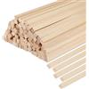 JNYUTEEN 100 Pezzi Bastoncini di Legno per Bricolage, Listelli di Legno Quadrati 305 x 4 mm Bastoncini di Legno Squadrati, Listelli di Legno per Modellismo Fai da Te Lavori in Legno