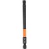 QUARKZMAN H5 Inserti per Avvitatore 5mm Punta Piatta Metrica 1/4 Attacco Esagonale 100mm (4) Cacciavite Industriale Bussola Esagonali in Fosfato Nero Magnetico Lungo