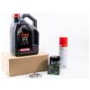 Gazoobike Kit di manutenzione cambio olio standard per APRILIA SHIVER 900 dal 2019 al 2020 - MTL 7100 15W50 4L
