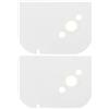 LT Easiyl 2 Pezzi Filtri Aria Motoseghe Piastra Filtro Sostituisce 1120-120-1600 Compatibile Con Motoseghe Stihl 009 010 011 012 ST600 11201201600