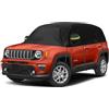 JinsenTGG Copertura Impermeabile Compatibile con Jeep Renegade 2014-2024, Mezza Auto Telone Riflettenti, Protezione dal Vento e dalla Neve, Resistente ai raggi UV