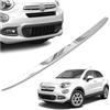 CHROMEMASTER | Compatibile con Fiat 500X 2015-2018 | Profilo per Griglia del Paraurti Anteriore; Acciaio inossidabile Lucidato | Neues, Adattamento Perfetto; Nuovo Aspetto Attraente dell'Auto