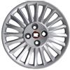Generico Coppa Ruota 15 Pollici logo rosso compatibile con Fiat Grande Punto Punto Evo