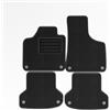 Mats4all Set di tappetini auto Compatibile con Audi A3 2003-2011 | Antiscivolo | Con rinforzo | 4 pezzi | Tappetini per auto | Set di tappetini