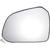 QUARKZMAN Vetro Specchietto Sinistro Riscaldato Per Hyundai I10 13-19 1 Pz | Vetro Reale Bianco Riscaldato Con Piastra Di Supporto Regolazione Elettrica 2 PIN OE 87611B9010 Diagonale 18.5cm 1 Pezzo