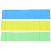 ULTECHNOVO 3 Pezzi Fascia Elastica per Yoga e Fitness, Tpe Antiscivolo, Set | Allenamento e Stretching, Uso Confortevole, Adatta a Donna e Ragazza, Verde Blu Giallo