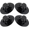 Garneck Supporto Motore Kayak Angolo Regolabile Nero 4 Pezzi in PVC | Staffa di Fissaggio per Motore, Installazione Semplice, Peso Ridotto e Resistente All'usura, per Barca Gonfiabile