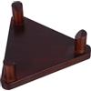 TOYANDONA Espositore Triangolare in Legno per Palloni, Basket e Calcio | Design Minimalista ed Elegante, Stabile e Robusto, per Tavolo e Centrotavola, Montaggio Semplice