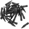 Toyvian 50 Pezzi Punte di Ricambio in Gomma Nera per Frecce da Pratica, | Uso Versatile per Giochi All'aperto e Lancio, Design Preciso e Portatile, Aiuta L'abilità