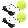POPETPOP 2 Pezzi Tennis Ball Trainer con Corda, Leggero e Portatile | Pallina da Tennis con Corda, Fibra Chimica, Migliora Reazione e Flessibilità, per Principianti e Pratica