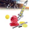 BOOZXCV Macchina lancia-palle automotrice per allenamento di baseball e tennis, per bambini e adulti, rossa