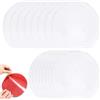 CREATCABIN 16 pezzo Pellicola Protettiva per Racchetta Ping-Pong Pellicola | Protettiva Trasparente Accessori per Racchette Ping-Pong Spugna Gomma Racchetta Ping-Pong 16 x 16.3cm
