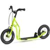 Yedoo Mau - Monopattino per bambini dai 4 anni a partire da 100 cm con pneumatici 12/12, per bambini e ragazzi, altezza regolabile con cavalletto e elementi riflettenti, lime