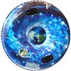 Generico Slittino per Neve con Maniglie Slittone Gonfiabile 120 cm con Maniglie | Outdoor Snow Tubing per Attività all'aperto, Ski Resort, , Bambini, Ragazzi, Ragazze,