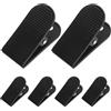 Ciieeo Clip di Sicurezza per Tapis, Chiave Arresto Emergenza 6Pezzi Nero | Ricambio in Plastico, Forte Presa e Sostituzione Rapida, per Running Machine e Uso Home Gym