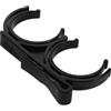 Toyvian Clip per Due Palline da Golf Rotante Pieghevole in Plastica Nera | Organizzatore Portatile, Chiusura Rapida, per Golfisti, Occasioni di Gioco, Accessorio Semplice