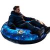 Generico Slittino Gonfiabile Invernale 47 Pollici con Manici Slittone Gonfiabile 120 | Outdoor Snow Tubing per Attività all'aperto, Ski Resort, , Bambini, Ragazzi, Ragazze,