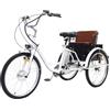 Generic Triciclo elettrico a 3 ruote per adulti, con pedalata assistita ibrida, ideale per gli spostamenti quotidiani.