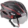 Chiyyak Casco da ciclismo per adulti, leggero, per bici da strada, con 21 prese d'aria, quadrante regolabile, per uomo e donna (rosso)