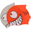 BESTOMZ 2 Pezzi Cuffia da Nuoto in Silicone a Forma di Pesce per Neri | Facile da Indossare, Confortevole e Protettiva, per Ragazzi, Accessorio da Piscina e Bagno Colore Casuale