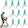 Generic Filo da pesca Bifurcator 10X Doppio Gancio Pesca Sub Wire Splitters | Contattore girevole a Y, accessori per attrezzatura per acqua salata